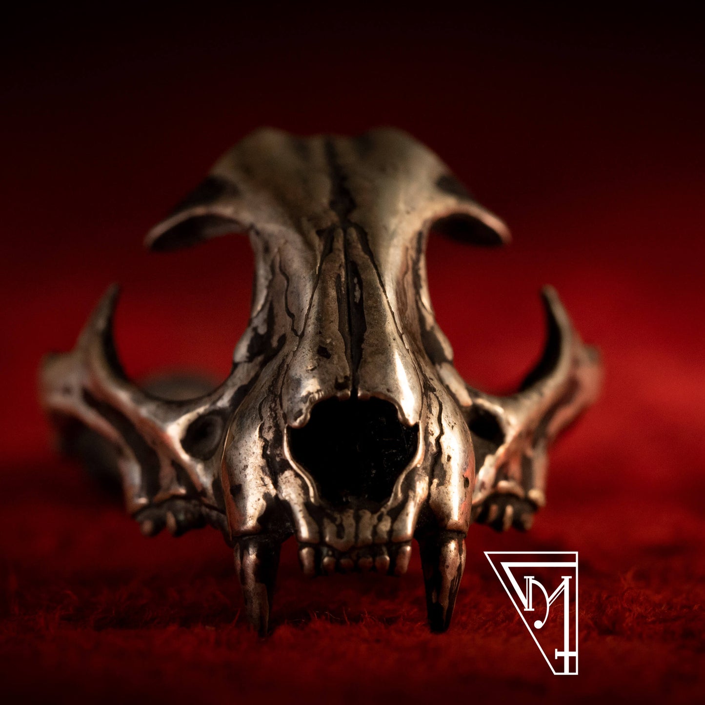 Cat Skull Ring