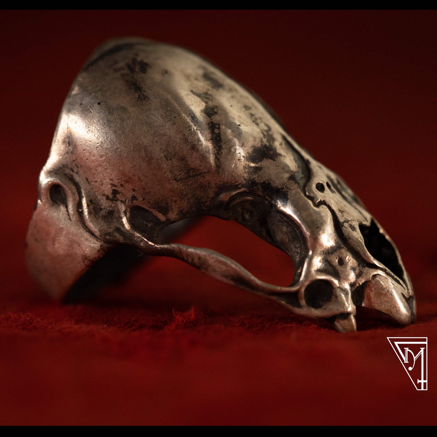 Bat Skull Ring