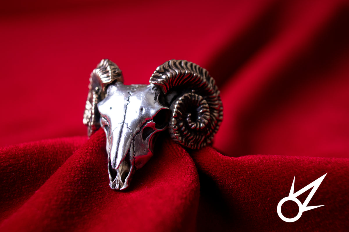 Ram Skull ring