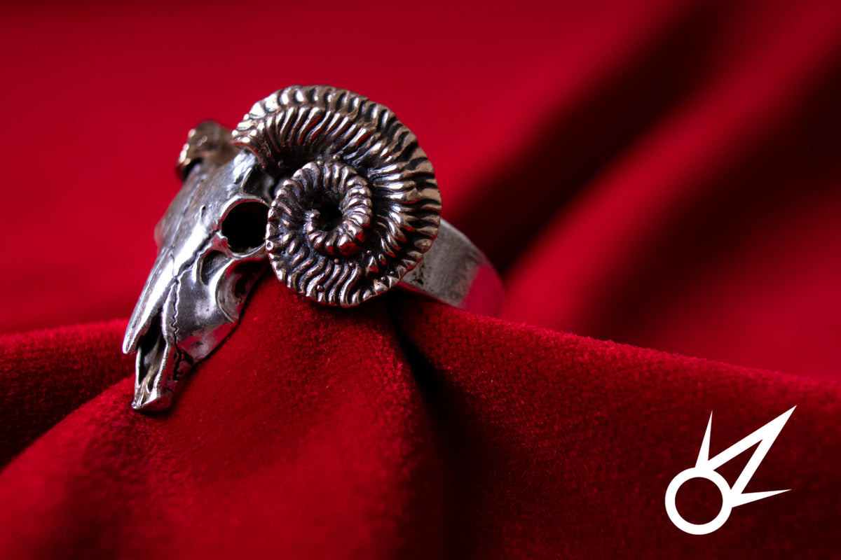 Ram Skull ring
