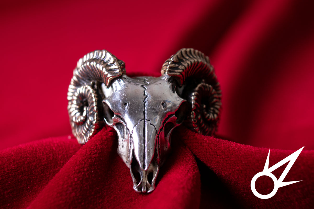 Ram Skull ring