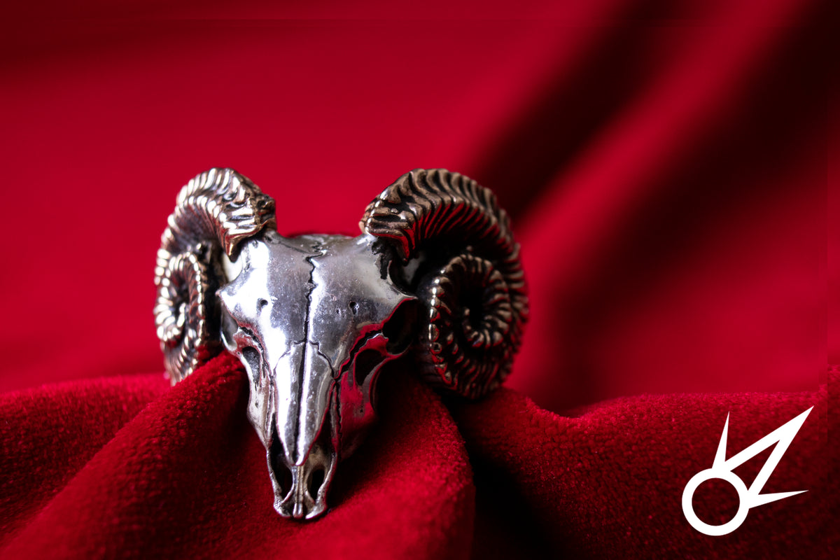 Ram Skull ring